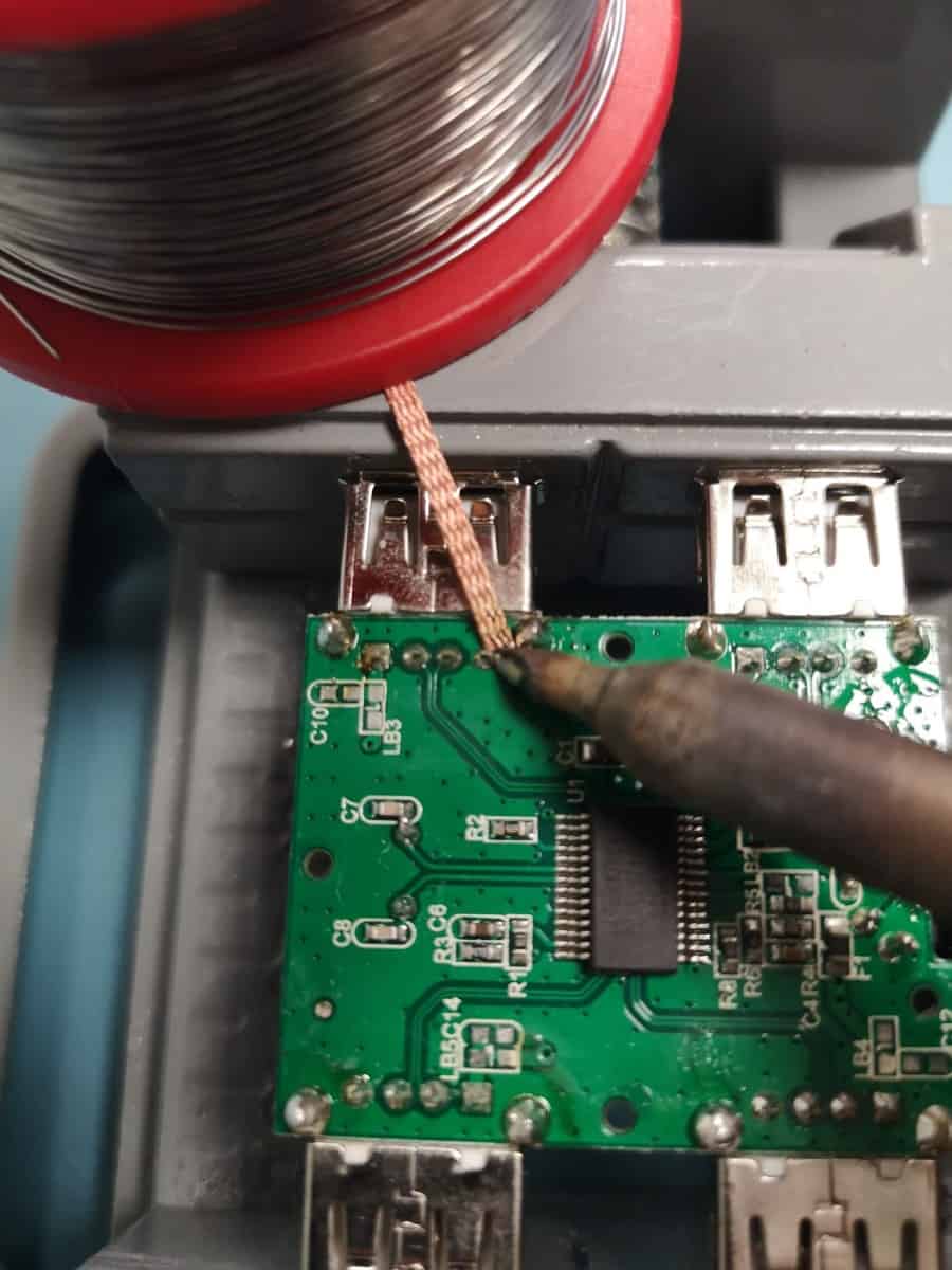 How to Desolder Through Hole Components